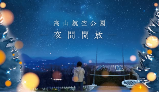 綾川町の「高山航空公園」が2025年12月20日(土)～27日(土)まで夜間開放するみたい！星空と滑走路を楽しむ幻想的な冬のひととき